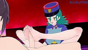 Nurse Joy And Officer Jenny's Intense Sex Scene In Pokemon Hentai