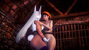 Unbelievable! Dragon Ball Hentai Pan Gets Fucked Hard in Dungeon Scene!