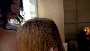 Threesome With Wife And BFF! Reislin And Cami Strella Ride Cock, Huge Creampie By Mistake.