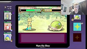 Pokemon parody hentai at indoor pool