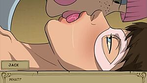 Young Bunny Girl Meets Old Man in Witch Hunter Trainer Part 13