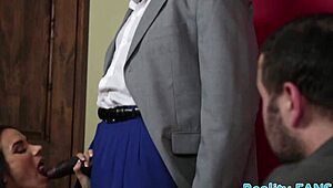 Cuckold Milf Gets Facialized By Stranger While Riding!