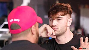 Gay Firefighters Michael Boston and Dillon Diaz Fuck Bareback in Club