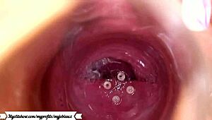 Bold camera explores vagina during intense masturbation and anal fucking