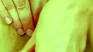 Ginger milf Hellana indulges in a solo fuck wearing stockings