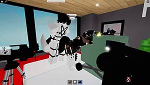 furrita searching for sex gets pounded hard by albino furry