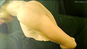 Sexy black teen Cavon bound and tickled in tight pantyhose