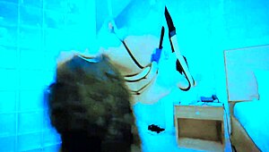 Latina teen rides her horny friend in homemade doggystyle and cowgirl on the swing