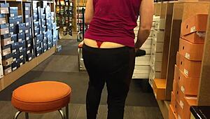 Whaletail Exhibitionist Shoe Shopping Adventure