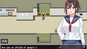 Hey, let that school boy explore the female body in the library!