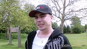 Busty brunette filly sucks and rides a penis with fervor