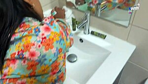 Leyne Rodriguez gives the best doggystyle with her big tits and tattoo