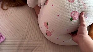 Rough homemade sex contrasts with loud moans and cumshot.