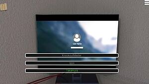 in this 3d cartoon hentai, the master dominates the amateur in a homemade scene