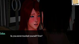 In my new family, emotions run high with small tits and intense hentai scenes