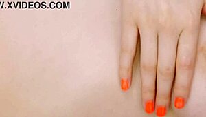 Stunning Brunette Reveals Flawless Body in a Bold Sofa Display