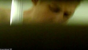 Hidden Camera Spying on Roommate Shower