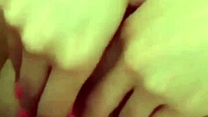 Horny italian stranger fucks her wet pussy