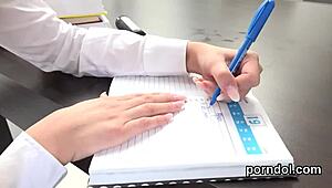 young girl teased and nailed by older mentor