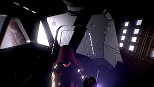 Just chilling with a wild space handjob using telekinesis