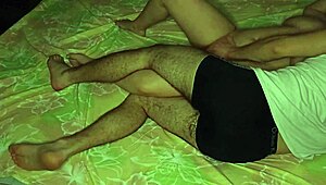 Masturbating a student's wet pussy to orgasm.