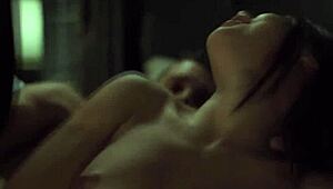 Latina wife facesits stepbrother-in-law in cheating blowjob and lick.