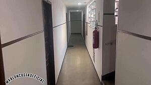 Helped my neighbor with luggage and scored big. Black cock action with cum swapping included.