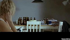 Outi Maenpaa and Ria Kataja get steamy in Musta Jaa 2007.