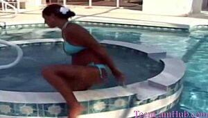 Big Tits by the Pool Spark Wild Thoughts