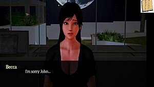 In my new family, emotions run high with small tits and intense hentai scenes