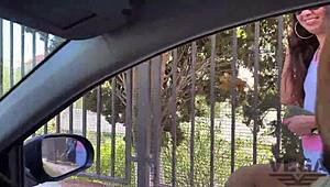 my stepsister gives sloppy blowjob and messy facial