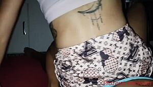 Best ride you'll see today, my wife made him cum inside in 2 minutes