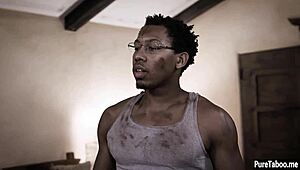 काला लड़का हॉट वर्जिन जवान की बालों वाली चूत को जोरदार चोदता
