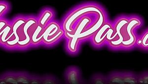 Brookie Blair rides Sheem the Dream's big cock hard.