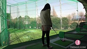 Feel the intense passion as she removes her coat, revealing her erotic body for a deep blowjob and cumshot session