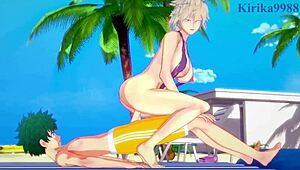 Himiko Toga Fucks Izuku Midoriya in My Hero Academia Hentai