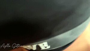 Aylla Gattina Humiliates Transsexual Slave With Ass Worshiping And Anal BDSM.