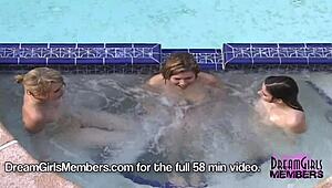 amateurs having pussy eating and ass toys at spring break house