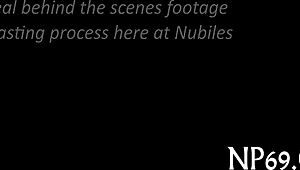 European teen with perfect body hungrily sucks cock and gets rough pussy fucking