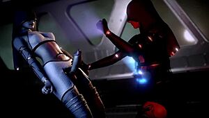 Just chilling with a wild space handjob using telekinesis