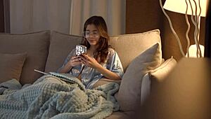 Baby doll, cute teen takes double pounding in hot 3some 😍