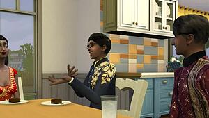 indian step mom fucks her two sons for the first time, even though they hesitated! 😲