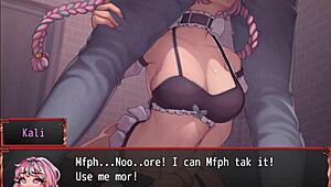 harem in another world hentai game episode 7 where maid deepthroats giant cock