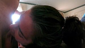 Early morning blowjob turns into facefuck for this 43yo wife.