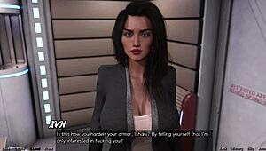 Stranded in Space: Heated Debates with Ebony Woman