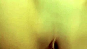 Close-up view of my girlfriend getting fucked hard in doggystyle after our argument