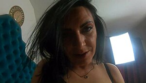 hey, check this tall brunette babe spreading her legs for vibrator action, it’s wild!