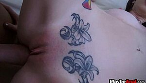 Babe with tattoos gets fucked in the ass indigo augustine 2 3