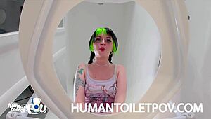 Hey, are you ready to be my human toilet right now?