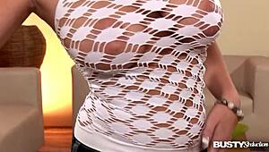 busty natalia teases with her big round titties just for you 😍